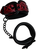 Luxury Fetish wrists cuffs i rød